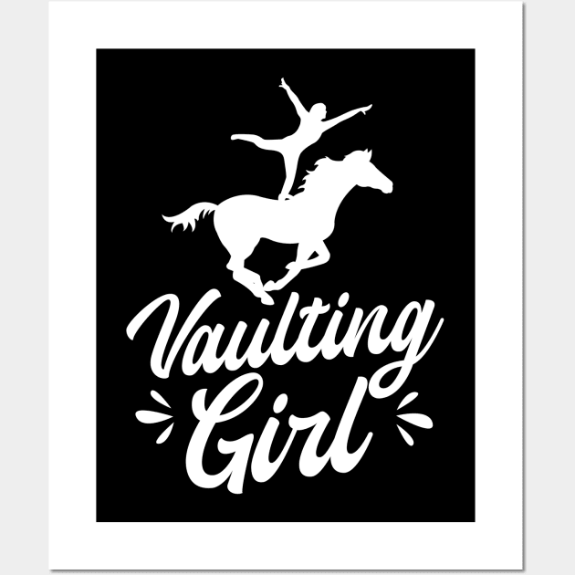 Equestrian Shirt | Vaulting Girl Wall Art by Gawkclothing
